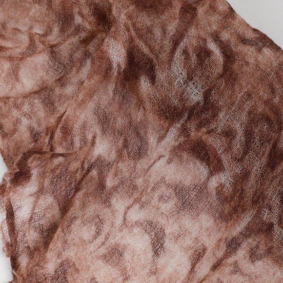 *SOLD* Brunello Cucinelli Sheer Cashmere Abstract Print Scarf - Picture 3 of 5